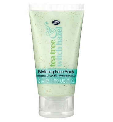 Boots Travel Mini Tea Tree & Witch Hazel Exfoliating Face Scrub Review