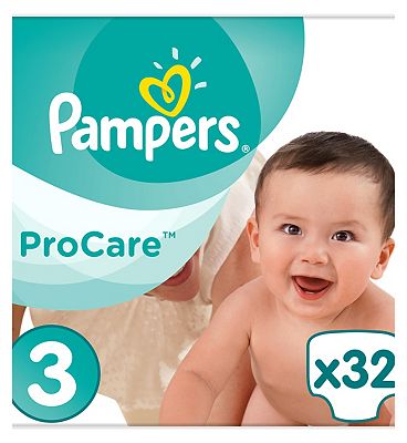 Pampers Procare Premium Protection Size 3, 32 Nappies, Review