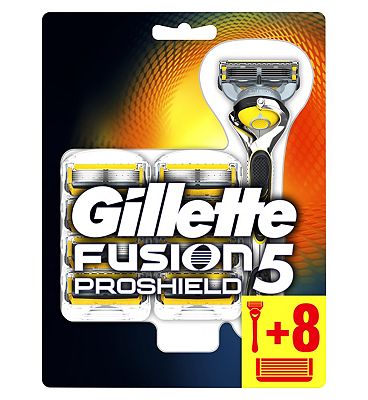 Gillette Fusion Prosheild Flexball Razor Plus 8 Blades Review