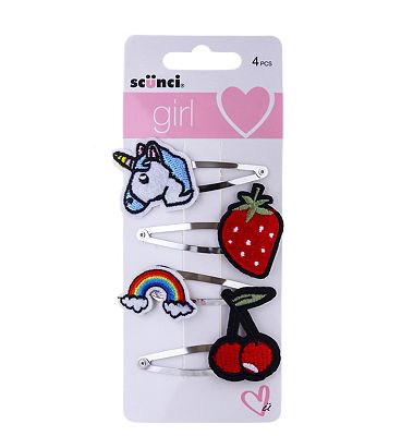 Scunci girl patch snap clips 4s Review