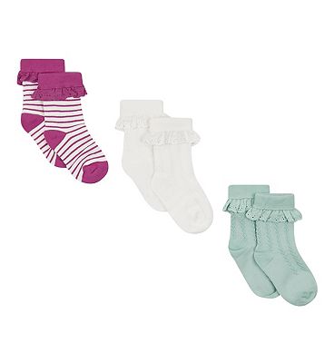 mini club plain 3 pack socks Review