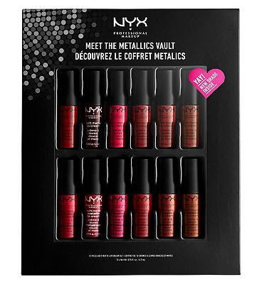 NYX Professional Makeup Meet The Metallics Soft Matte Lip Cream Vault Review