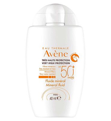 Avne Very High Protection Mineral Fluid SPF50+ Sun Cream for Intolerant Skin 40ml