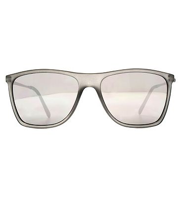 Freedom Sports Frosted Crystal Grey Flat Square Sunglasses Review