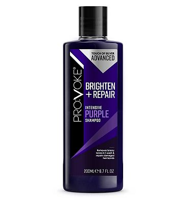 PRO:VOKE Touch of Silver Advanced Brighten + Repair Intensive Purple Shampoo 200ml