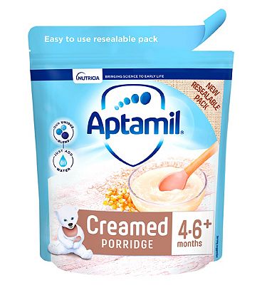 Aptamil Creamed Porridge Baby Cereal 4-6+ Months 125g