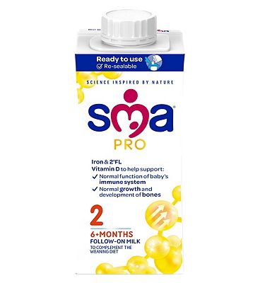 SMA PRO Follow-on Milk 6 Month+ Ready to Drink 200ml
