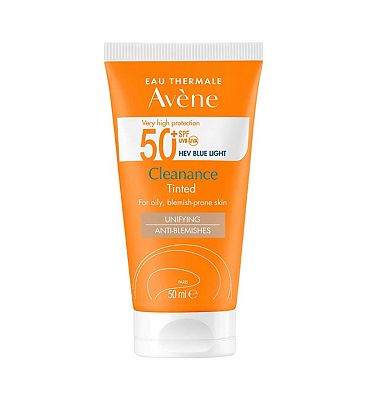 Avne Very High Protection Cleanance Tinted SPF50+ Sun Cream for Blemish-prone Skin 50ml