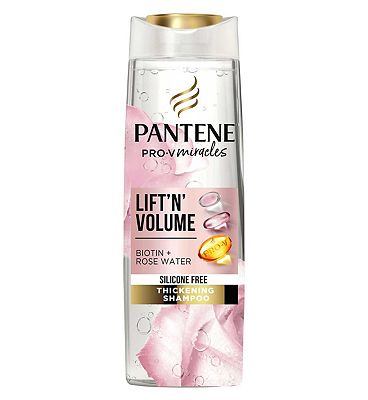 Pantene Miracles Lift & Volume Hair Silicone Free Shampoo with Biotin 400ml