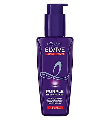 L’Oreal Paris Elvive Colour Protect Anti-Brassiness Purple Hair Oil for Coloured or Highlighted Hair 100ml