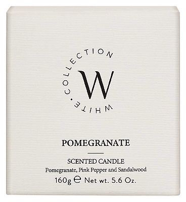 The White Collection Pomegranate Candle 160g