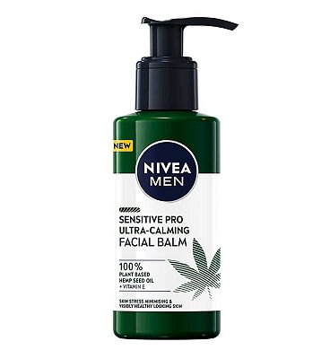 NIVEA Men Sensitive Pro Ultra Calming After Shave Balm with Hemp Oil, 150ml