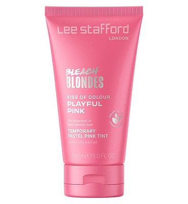 Lee Stafford Bleach Blondes Kiss of Colour Temporary Colour Treatment - Playful Pink 150ml