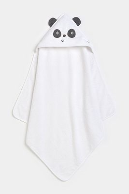 Mothercare Cuddle and Dry white panda