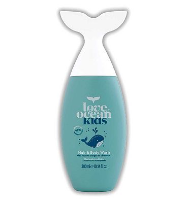 Love Ocean Kids Hair & Body Wash Whale Tail ECO Refill Bottle 300ml