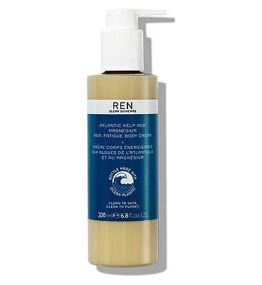 REN Clean Skincare Kelp & Magnesium Anti-Fatigue Body Cream 200ml