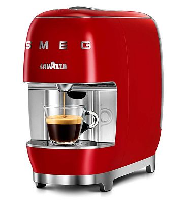 Lavazza Smeg Coffee Machine Red