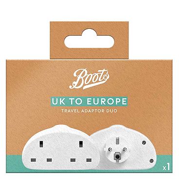 Boots Travel Adaptor Duo UK to Europe