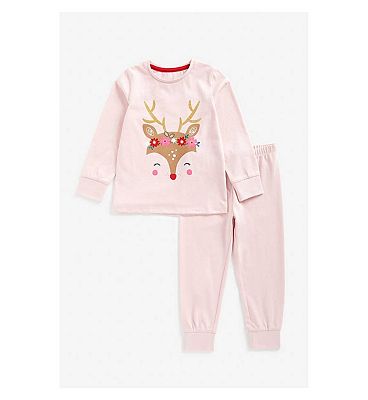 Mothercare Festive Reindeer Pyjamas 3 - 4 Years