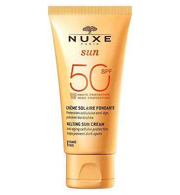 NUXE Melting Sun Cream SPF50 High Protection Face 50ml