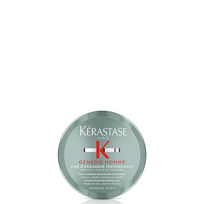 Krastase Genesis Homme, Instant Thickening Moulding Men’s Hair Clay, For Weakened & Thinning Hair, 75ml
