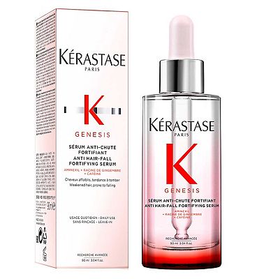 Krastase Genesis Hair Serum, Leave-In Conditioner, For Hair Fall, With Caffeine, Anti-Chute Fortifiant, 90ml