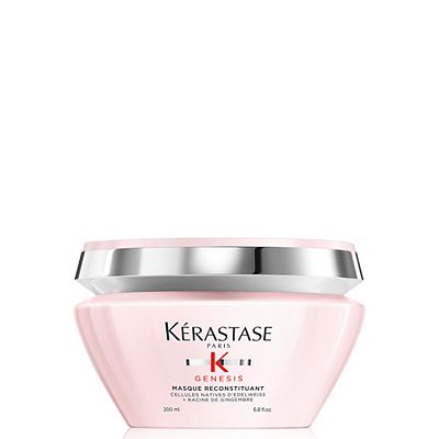 Krastase Genesis, Fortifying Anti-Hair Fall Mask, For Weakened Hair, With Ginger Root, Masque Reconstituant, 200ml