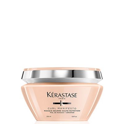 Krastase Curl Manifesto, Extra-Rich Nourishing Mask, For Curly Hair, With Manuka Honey, Masque Beurre Haute Nutrition, 200ml