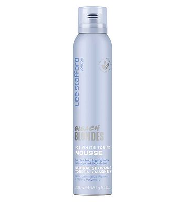 Lee Stafford Bleach Blondes Ice White Toning Mousse 200ml