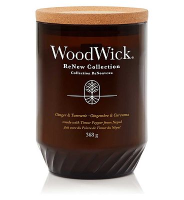 Woodwick Renew Candle Ginger Tumeric -Large