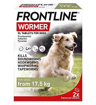 Frontline Wormer XL Tablets For Dogs - 2 Flavoured Tablets