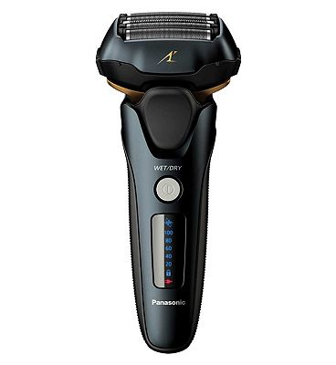 Panasonic 5-Blade Wet & Dry Electric Shaver with Responsive Beard Sensor and Charging Stand  ES-LV97-K811