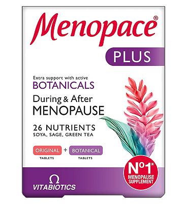 Menopace Plus Tablets - 2 x 28