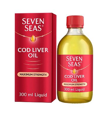 Seven Seas Extra High Strength Omega-3 Pure Cod Liver Oil - 300 ml