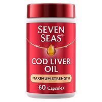 Seven Seas Extra High Strength Pure Cod Liver Oil - 60 Capsules