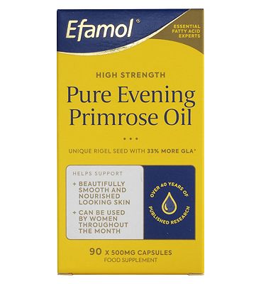 Efamol Woman. PURE RIGEL EVENING PRIMROSE OIL. 500mg. 90 Caspules