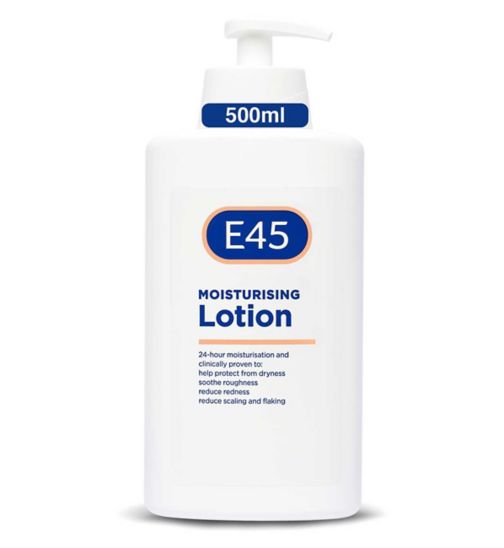 E45 Moisturising Lotion for Long- Lasting Hydration for Dry Skin Skin - 500ml