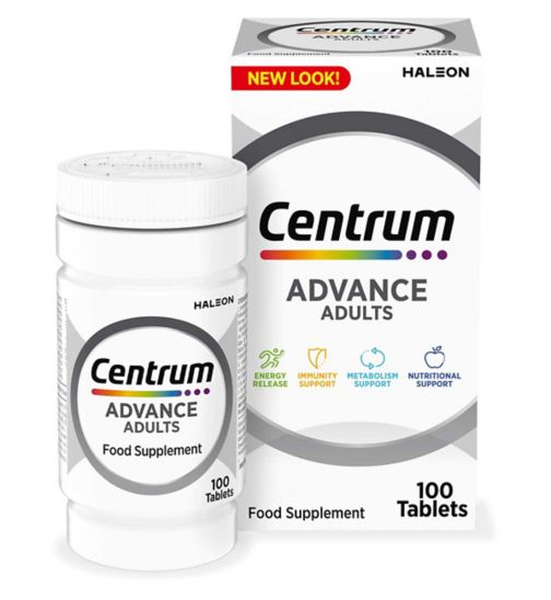Centrum Advance Multivitamins & Minerals, 100 Tablets