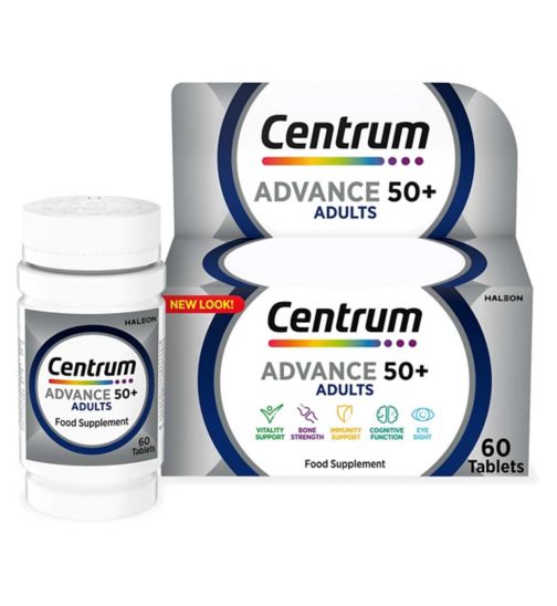 Centrum Advance 50+ Multivitamins & Minerals - 60 Tablets