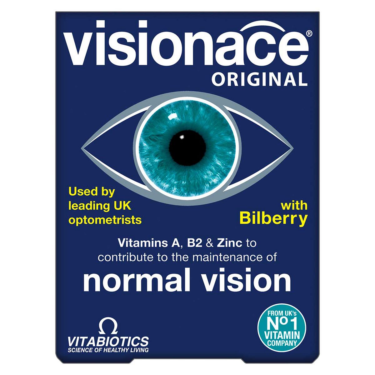 Visionace Vitabiotics Original - 30 Tablets, Caps