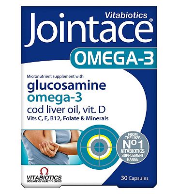Jointace with Omega-3 oils  Glucosamine - 30 Capsules