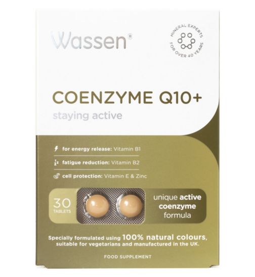 Wassen Coenzyme Q10 + Vitamin E 30 Tablets