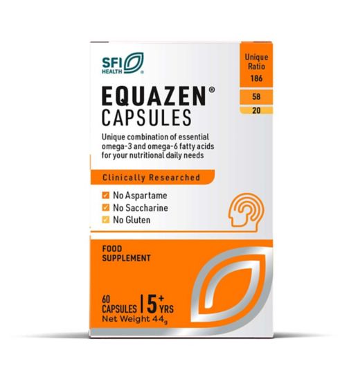 Equazen Capsules - Omega 3 & Omega 6 Supplement - 60 Capsules
