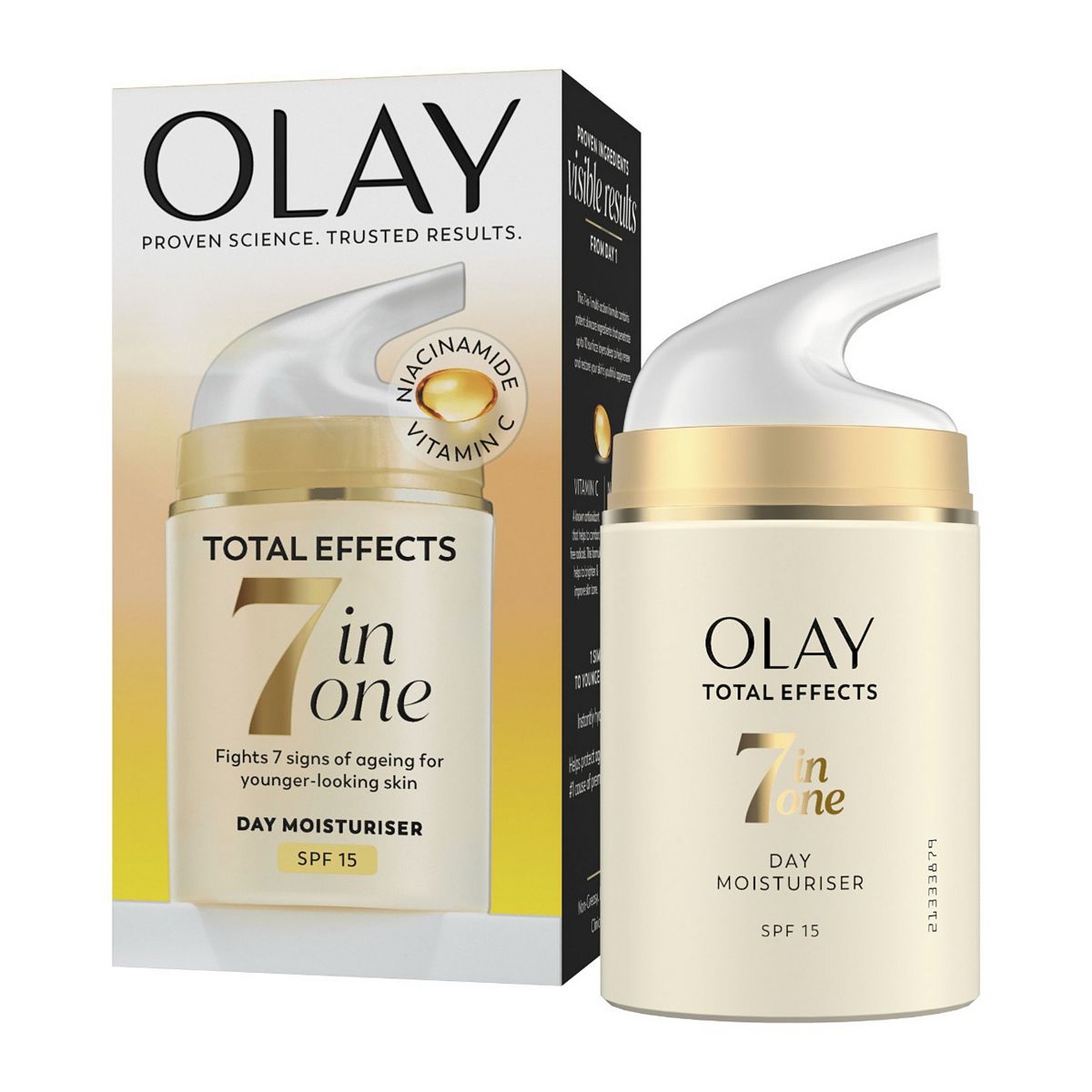 Olay Total Effects Anti-Ageing 7In1 Day Moisturiser With Spf15 50ml