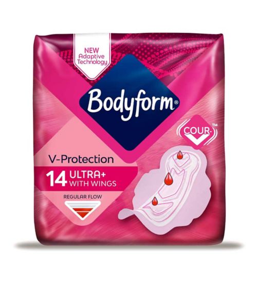 Bodyform Ultra Normal Wings Sanitary Towels 14 Pack