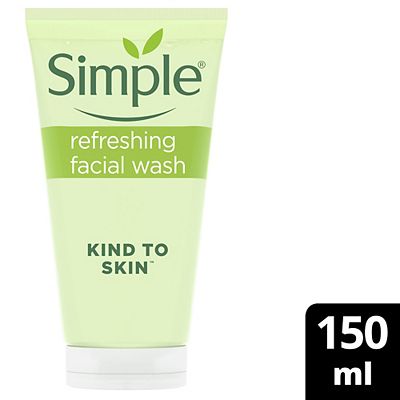 Simple Kind To Skin Refreshing Facial Wash Gel 150ml