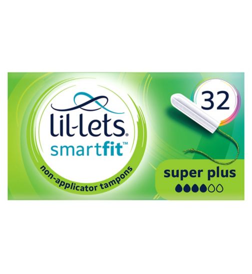 Lil-Lets Non-Applicator Tampons (SmartFit™) – Super Plus – 32 pack