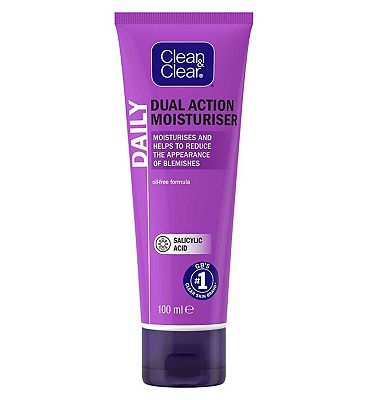 Clean & Clear Dual Action Oil-Free Moisturiser 100ml