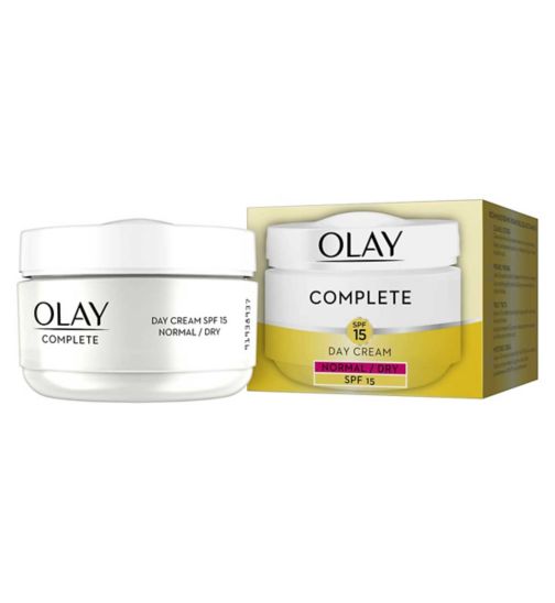 Olay Complete Care 3in1 Moisturiser Day Cream SPF15 For Normal/Dry Skin 50ml