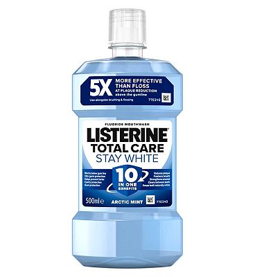 Listerine Total Care Stay White Mouthwash 500ml